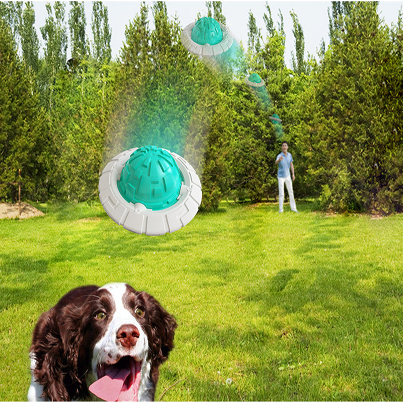 New Popular Pet Products Teddy Bomei Bears and Dog Toys Sounding Interactive Frisbee Grinding Ball